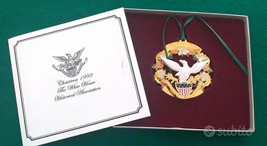 Ornamento natalizio ufficiale Casa Bianca del 1998