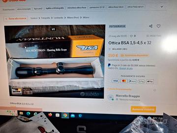 Cannocchiale BSA Huntsman