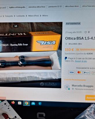 Cannocchiale BSA Huntsman