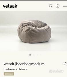 Vetsak sacco, poltrona,divano sia per est che int.