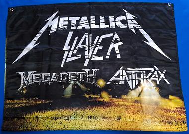 Big 4 Live from Sofia Metallica Slayer banner flag