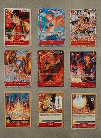 One piece carte mini manga