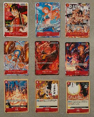 One piece carte mini manga