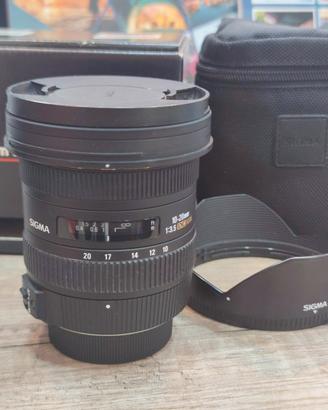 Obiettivo Sigma 10-20 f3.5 costante perfettoNikon 
