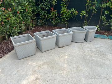 Vasi da giardino serie “ART 840” di Serralunga