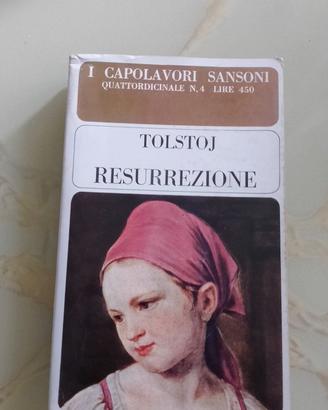 Libro vintage TOLSTOJ - RESURREZIONE- 1965 Sansoni