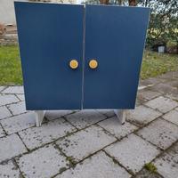 Mobiletto bagno cm 62x20xh67 in legno 