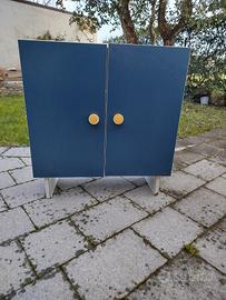 Mobiletto bagno cm 62x20xh67 in legno 