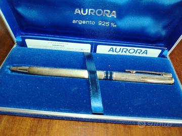 Penna Vintage Aurora in Argento Massiccio 925‰ -
