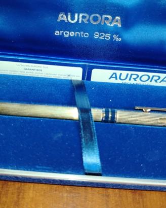 Penna Vintage Aurora in Argento Massiccio 925‰ -