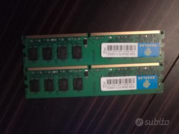 RAM DDR2 4GB (2x2GB) Rasalas 667MHz PC fisso