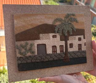 Quadro decorativo in sabbia
