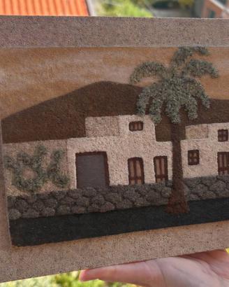 Quadro decorativo in sabbia