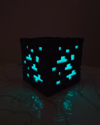 LAMPADA LED STAMPATA IN 3D