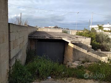 Garage allo stato grezzo condonato