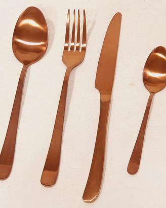 Posate Rame VILLA D'ESTE HOME TIVOLI Set 24 Pezzi