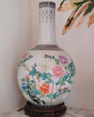 vaso cinese dipinto a mano