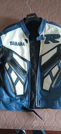 Giubbotto originale in pelle "YAMAHA R"