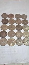 20 monete 500 lire argento 