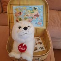 Peluche trudi foca bianca