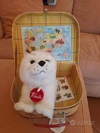 Peluche trudi foca bianca