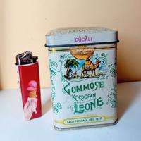 Scatola latta vintage pastiglie Leone