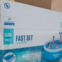 piscina bestway fast set 