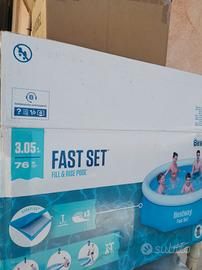 piscina bestway fast set 