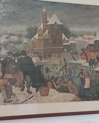 puzzle raffigurante il dipinto"Paesaggio invernal