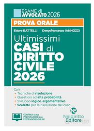 Manuale Avvocato - Prova Orale 2026