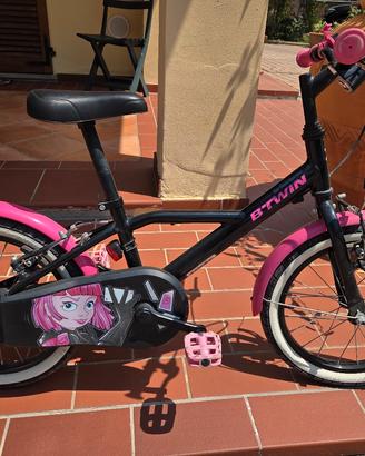 bici Decathlon bambina 16" 4-6 anni