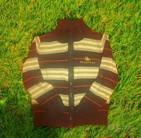 Felpa Burberry Bambino 4 Anni – Zip – Originale 