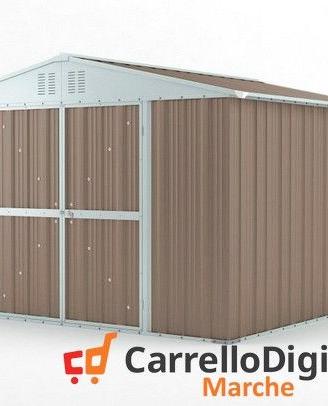 Box struttura lamiera Acciaio 327x307 tortora