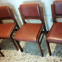 Sedie da soggiorno, salotto in legno.