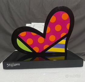 Romero Britto For You II scultura firmata 341/1000
