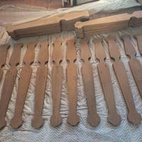 listelli di legno n°30 per ringhiera 