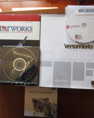 Vectorworks per Mac 2008-2009 con chiave hardware