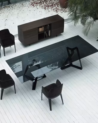 Bontempi Millennium XXL 300 cm - Tavolo Cristallo