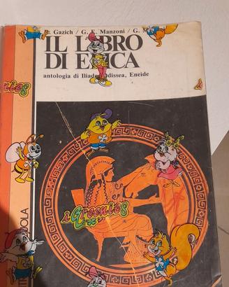 libro di epica antologia di Iliade, Odissea,Eneide