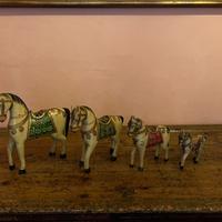 Cavalli in legno - anni 50