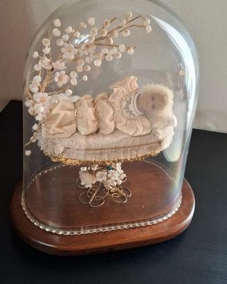 Maria bambina inizi 900 in teca