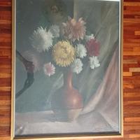 Antico quadro olio su tela 1936 ODDONE