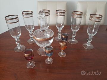 set bicchieri da liquore 