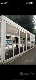 Gazebo in ferro e pvc 10x3