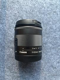 Obiettivo Canon EF-M 11-22mm – grandangolo