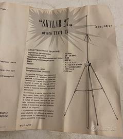 Antenna CB base fissa CTE Skylab 27 vintage