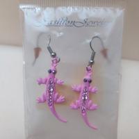 Orecchini lucertola rosa Fashion Jewellery