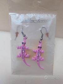 Orecchini lucertola rosa Fashion Jewellery