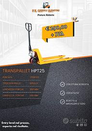 Transpallet 20-25q - Manuali ed elettrici