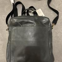 Zaino in pelle On Earth con etichetta mai usata